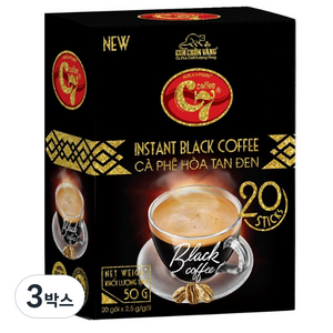 베트남 커피 C7 블랙 인스턴트 커피 무설탕 위즐커피