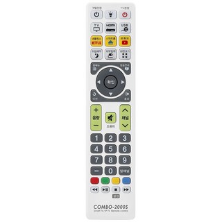 NOTTOO 다목적 국내외 TV 셋탑 리모컨, COMBO-2000S, 1개 다이소티비리모컨 NOTTOO 다목적 국내외 TV 셋탑 리모컨, COMBO-2000S, 1개 다이소티비리모컨