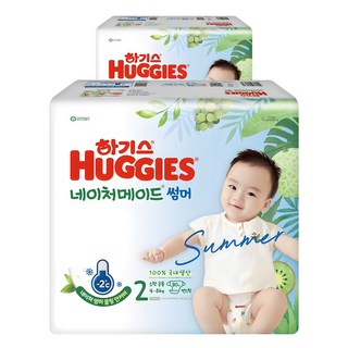 하기스 2024 네이처메이드 썸머 밴드형 기저귀