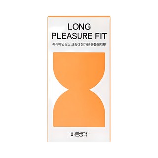 바른생각 롱플레져핏 기능형콘돔, 8개입, 1개 대표 이미지 - 귀두 마취크림 추천