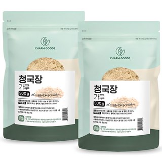 참굿즈 청국장 가루 500g, 2개 세트 정학님청국장 참굿즈 청국장 가루 500g, 2개 세트 정학님청국장