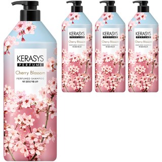 케라시스 퍼퓸 샴푸 체리 블라썸, 1L, 4개 케라시스샴푸