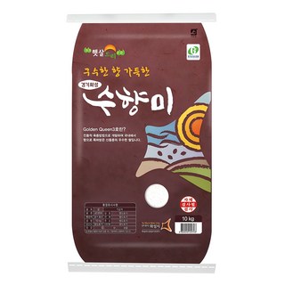 수향미 2024년산 햅쌀 골든퀸 3호 백미 특등급, 10kg, 1개