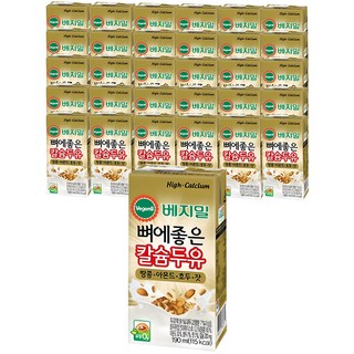 베지밀 뼈에좋은 칼슘두유, 190ml, 32개