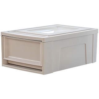 아이리스 국내 제조 1단 서랍함 BC-370, 라이트그레이, 26.4 x 37 x 16 cm, 1개