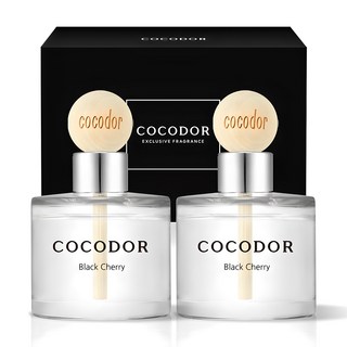 코코도르 우드볼 차량용 디퓨저 50ml, 블랙체리, 2개