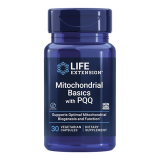 LIFE EXTENSION 粒線體基礎配方牛磺酸PQQ膠囊, 1個, 30顆