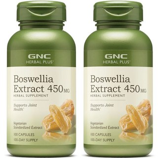 GNC 健安喜 HERBAL PLUS 乳香萃取膠囊 450mg, 100顆, 2罐
