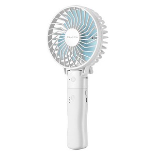 클래파 보조 배터리 겸용 핸디형 미니 선풍기, BFB-HF2601W, 화이트