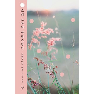 오래 보아야 사랑스럽다:나태주 미니 시집, 나태주, 자화상