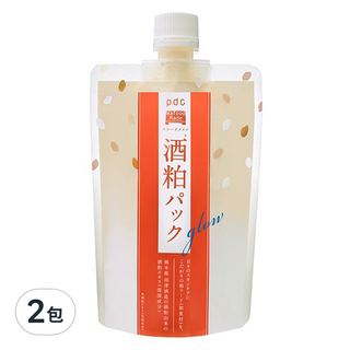 pdc 水洗式酒粕透肌面膜, 170g, 2包