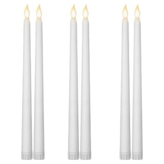이츠굿텐 LED 양초 6p, 화이트