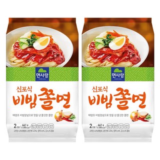 면사랑 신포식 비빔쫄면, 441g, 2개