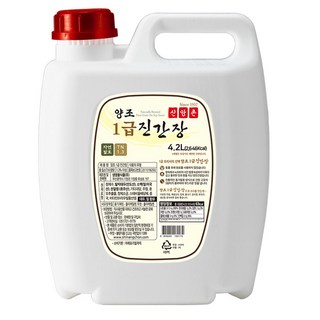 신앙촌 1급 진간장 – 4.2L 1개 신앙촌진간장 신앙촌 1급 진간장 – 4.2L 1개 신앙촌진간장