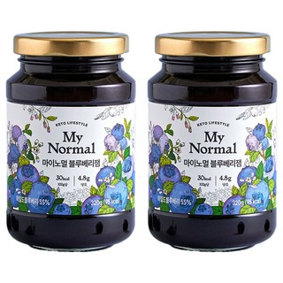 마이노멀 블루베리 잼 320g, 2개 세트 마이노멀 블루베리 잼 320g, 2개 세트