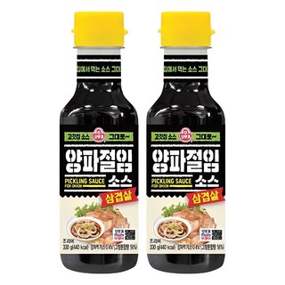 오뚜기 삼겹살 양파절임소스, 330g, 2개