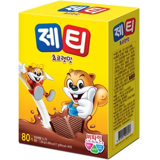 제티 쵸코렛맛 코코아분말, 17g, 80개입, 1개