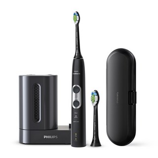 소닉케어 프로텍티브클린 6100 블랙 메탈 UV 에디션 전동칫솔, HX6870/55
