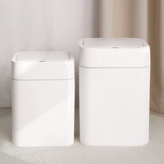 코멧 자동 센서 모션 인식 냄새차단 쓰레기통 12L+16L [1+1 = 2개 구성] 상품 이미지