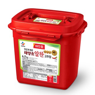 해찬들 태양초알찬고추장, 6.5kg, 1개 대표 이미지 - 고추장 추천