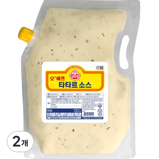 오뚜기 오쉐프 타타르 소스, 3kg, 2개