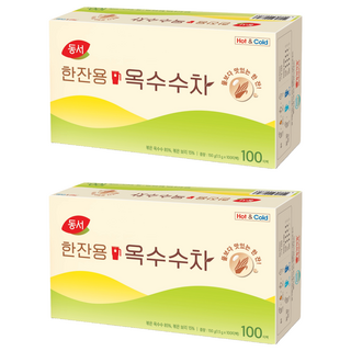 동서 한잔용 옥수수차, 1.5g, 100개입, 2개