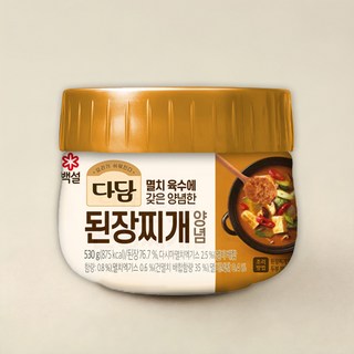 다담 된장찌개 양념, 530g, 1개