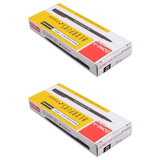 동아 헥사 파인라이너 수성펜 0.5mm x 12p, 흑색, 2개