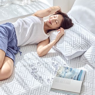리브맘 프리미엄 듀라쿨 아이스쿨링 냉감패드, 아쿠아, 쿨매트