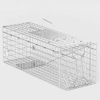 JUNBI 원터치 동물 구조 포획틀 사용 모습