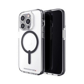 gear4 D3O 聖塔克魯茲 Santa Cruz 保護殼,軍用防摔,磁吸設計,無線充電, iPhone 14 Pro, 磁吸黑