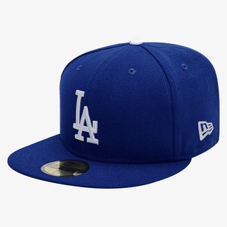 뉴에라 59FIFTY 어센틱 LA 다저스 MLB 모자, DARK ROYAL, 1개 뉴에라모자