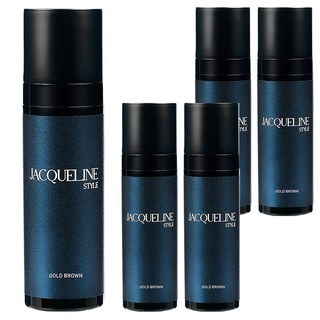 재클린스타일 루트 헤어 컬러 염모제 200ml, 골드 브라운, 5개