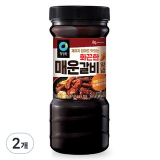 청정원 화끈한 매운갈비 양념, 840g, 2개