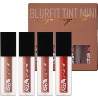 머지 블러핏 미니 레이어링 립틴트 1.5g x 4종 키트, BT2오묘 + BT3나른 + BT4희열 + BT11생기, 1개