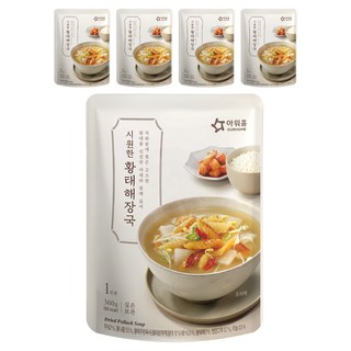아워홈 시원한 황태해장국, 300g, 5개