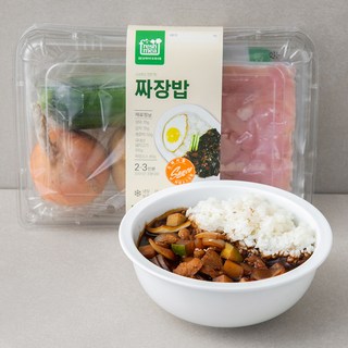프레시밀 짜장밥 재료 2~3인분, 370g, 1개