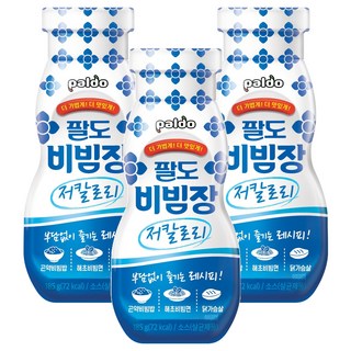 팔도 비빔장 저칼로리, 185g, 3개
