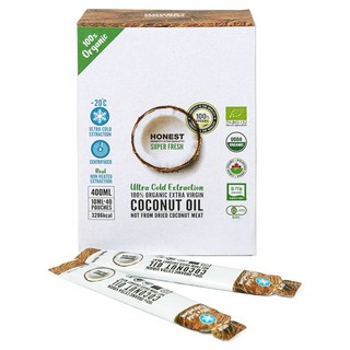 어니스트코리아 유기농 엑스트라버진 코코넛오일 40p, 400ml, 1개