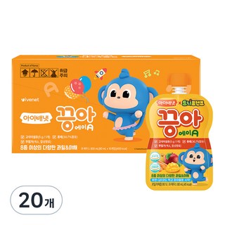 아이배냇 끙아 과일야채주스 80ml, 20개