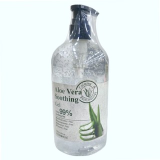 FOODAHOLIC 99%蘆薈保濕凝膠 按壓式 500ml - 舒緩保濕, 無人工色素, 1瓶