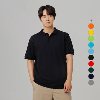 유니렉스 티센스 컬러풀 카라 반팔 티셔츠