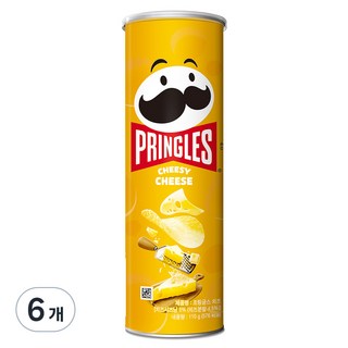 프링글스 치즈맛, 110g, 6개 대표 이미지 - 프링글스 맛 비교 추천