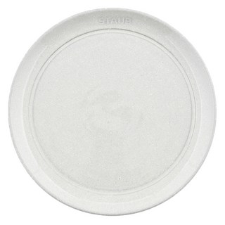 staub 圓形餐盤 22cm, 20cm, 白松露, 1個