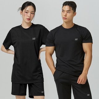 블랙몬스터핏 쿨에버 냉감 통기성 트레이닝 상하의 세트