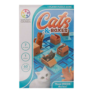 SMART GAMES 躲貓貓, 1人遊戲, 7歲以上, 60個挑戰, 1個