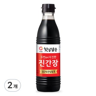 햇살담은 두번 달여 더 진한 진간장, 500ml, 2개