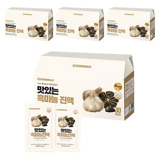 참앤들황토농원 맛있는 흑마늘 진액, 70ml, 120개