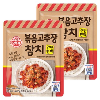 오뚜기 간단한끼 볶음고추장 참치, 90g, 2개