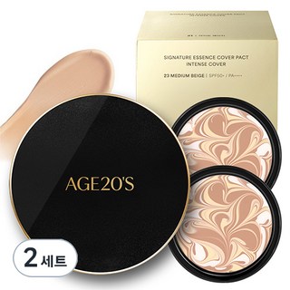 에이지투웨니스 시그니처 에센스 커버 팩트 인텐스 케이스 + 리필 14g x 2p 세트, 23호, 2세트